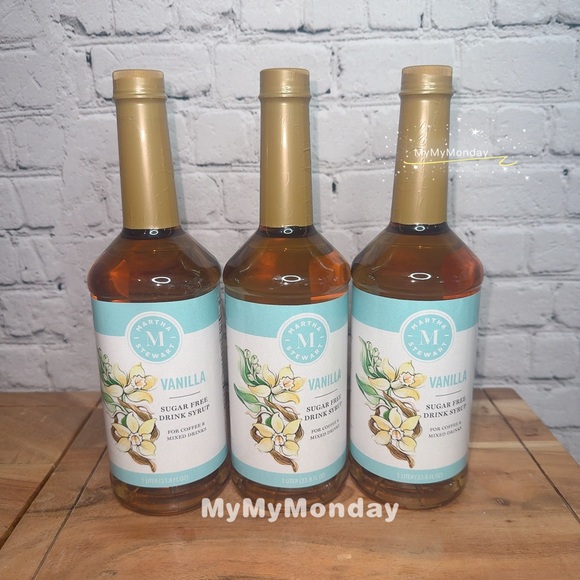 Martha Stewart Other - Martha Stewart Vanilla Sugar Free Drink Syrup Set of 3
